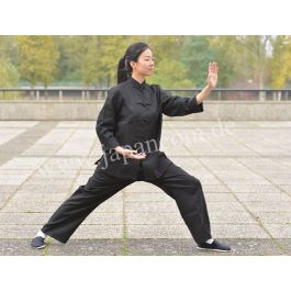 Kaufe Baumwolle Leinen Tai Chi Kleidung Set chinesischen Stil Tee Kleidung  Yoga Kleidung Damen Anzug