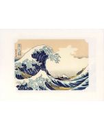Holzschnitt Kanagawa Oki von Hokusai Die Welle