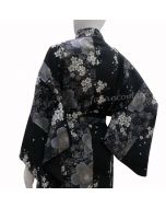 Damen Kimono Sakura schwarz