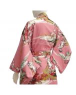 Japan Damen Kimono Ukiyoe pink