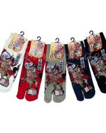 Tabi Socken Samurai aus Baumwolle in 5 Farben, Gr. 40 - 45