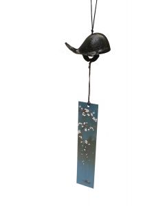Japanisches Windspiel Glocke aus Gusseisen schwarz