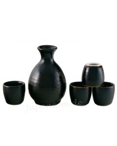 Sake Set Ten Moku schwarz 5-tlg.