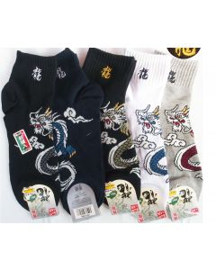 japanische Socken Drachen Gr 40 - 44 Baumwolle